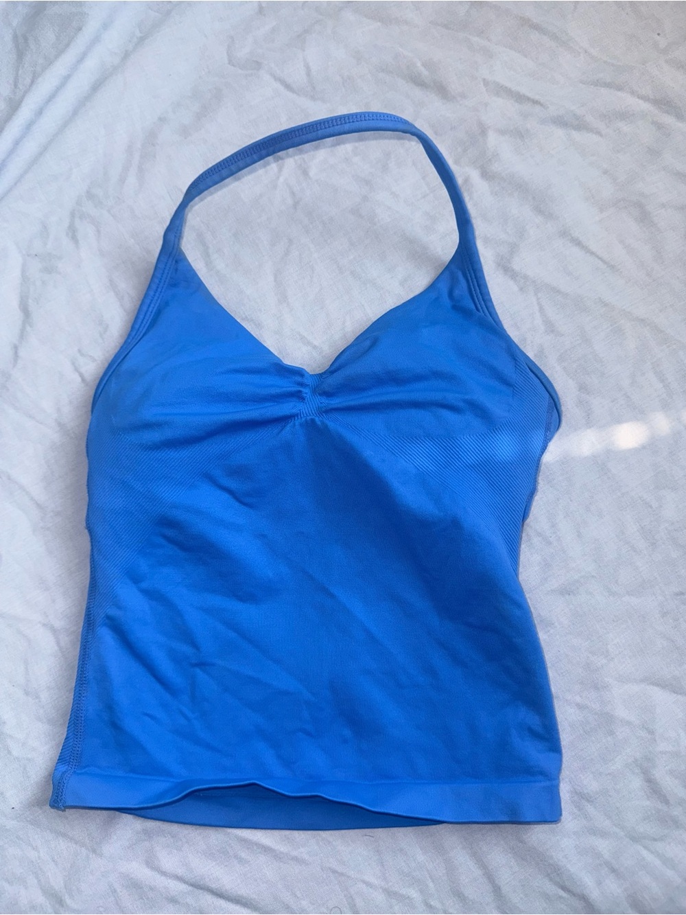 Dfyne electric blue halter top